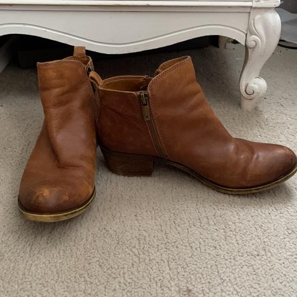 Lucky Brand Tan Ankle Boots - Picture 3 of 9